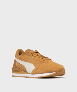 Baskets basses ST Runner V4 en cuir suédé homme - Puma vue2 - PUMA - GEMO