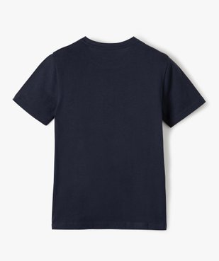Tee-shirt garçon à manches courtes imprimé streetwear vue3 - GEMO (JUNIOR) - GEMO