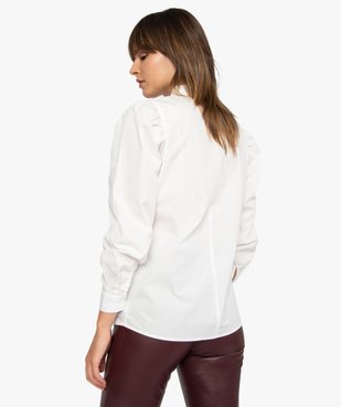 Chemise femme avec épaules froncées vue3 - GEMO(FEMME PAP) - GEMO