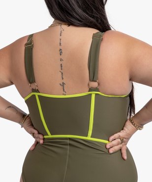 Maillot de bain femme 1 pièce - Gémo x Lalaa Misaki vue3 - GEMO (PLAGE) - GEMO