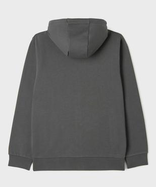 Sweat zippé à capuche en molleton douillet garçon - Kappa vue3 - KAPPA - GEMO