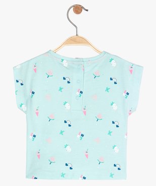 Tee-shirt bébé fille noué devant - LuluCastagnette vue2 - LULUCASTAGNETTE - GEMO