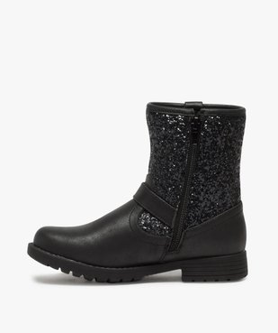 Boots fille à tige pailletée vue3 - GEMO (ENFANT) - GEMO