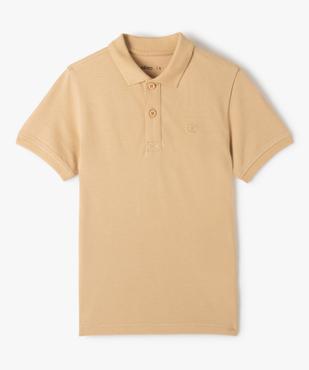 Polo classique manches courtes garçon vue1 - GEMO (ENFANT) - GEMO