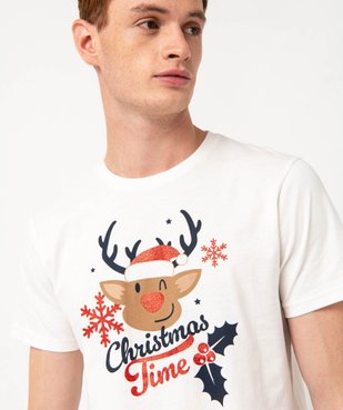 Tee-shirt à manches courtes spécial Noël homme vue5 - GEMO (HOMME) - GEMO
