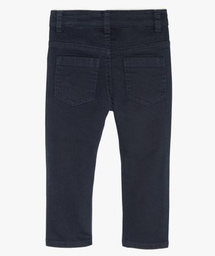 Pantalon bébé garçon coupe slim en toile extensible vue2 - GEMO(BEBE DEBT) - GEMO