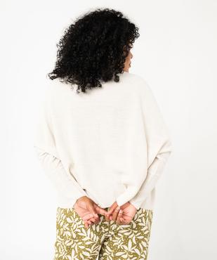 Gilet ample à manches chauve-souris femme grande taille vue3 - GEMO (G TAILLE) - GEMO