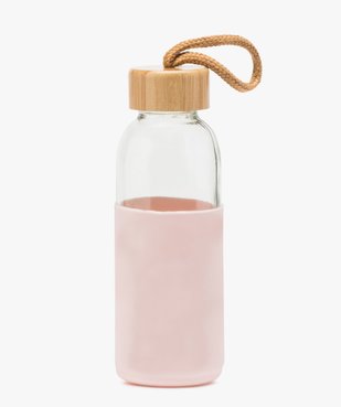 Gourde en verre avec protection en silicone vue1 - GEMO (ACCESS) - GEMO