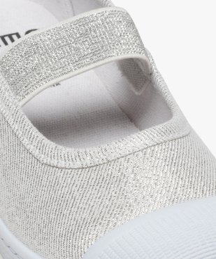 Tennis fille en toile façon ballerines à bout renforcé vue6 - GEMO (ENFANT) - GEMO