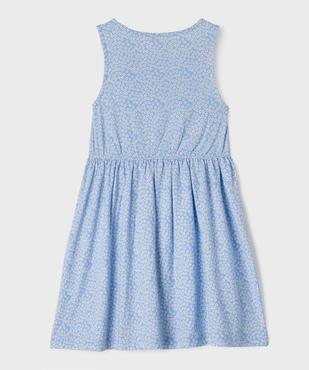 Robe sans manches à motifs fleuris fille vue4 - GEMO (ENFANT) - GEMO