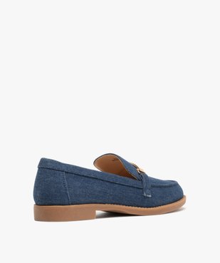 Mocassins en toile denim à bout effilée femme vue5 - FOLLOW ME - GEMO