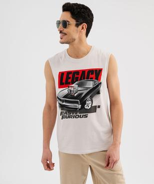 Débardeur avec motif voiture homme - Fast & Furious vue1 - FAST & FURIOUS - GEMO