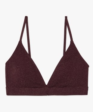 Haut de maillot de bain femme triangle vue4 - GEMO (PLAGE) - GEMO