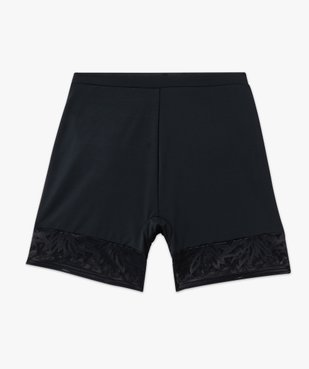 Panty gainant taille haute en microfibre et dentelle femme vue8 - GEMO(HOMWR FEM) - GEMO