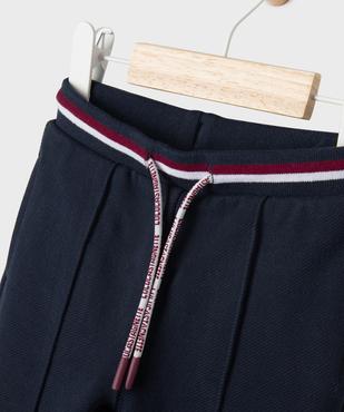 Pantalon en twill de coton stretch à taille élastique  bébé garçon - LuluCastagnette vue2 - LULUCASTAGNETTE - GEMO