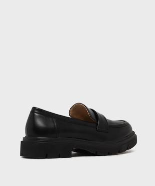 Mocassins chunky à épaisse semelle crantée et bout amande femme - 5 MILES vue4 - 5 MILES - GEMO