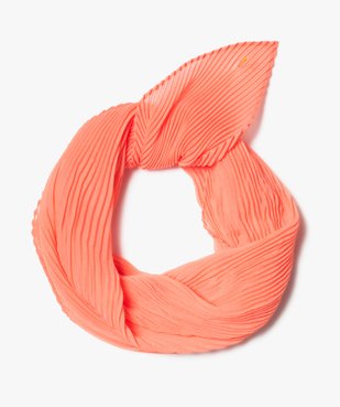 Foulard femme en maille gaufrée vue1 - GEMO (ACCESS) - GEMO
