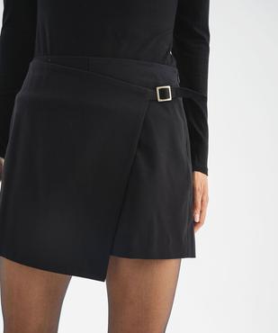 Jupe short coupe ample à boucle femme vue3 - GEMO(FEMME PAP) - GEMO
