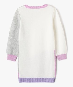Robe en maille multicolore fille vue3 - GEMO (ENFANT) - GEMO
