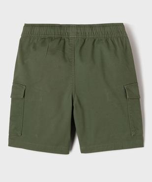 Bermuda cargo taille ajustable garçon vue3 - GEMO (ENFANT) - GEMO