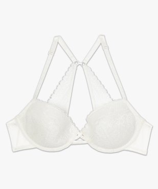 Soutien-gorge femme corbeille en dentelle et satin vue4 - GEMO(HOMWR FEM) - GEMO