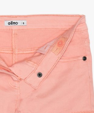 Short fille finition crochet vue3 - GEMO (ENFANT) - GEMO