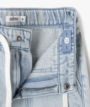 Bermuda en jean coupe Skater garçon vue6 - GEMO (ENFANT) - GEMO