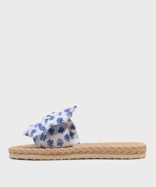 Sandales de plage en textile à motifs fleuris femme - LuluCastagnette vue3 - LULUCASTAGNETTE - GEMO