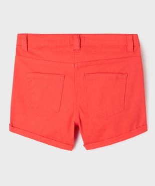 Short en coton stretch avec revers fille vue9 - GEMO (JUNIOR) - GEMO