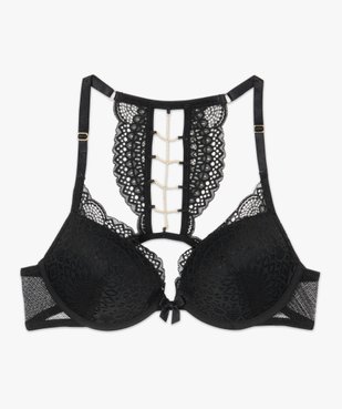 Soutien-gorge en dentelle avec dos fantaisie vue4 - GEMO(HOMWR FEM) - GEMO