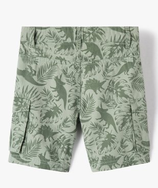 Bermuda garçon coupe regular à poches latérales imprimé vue3 - GEMO (ENFANT) - GEMO