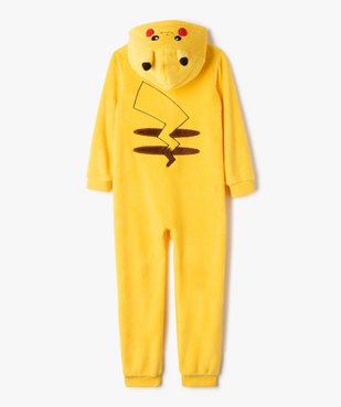 Combinaison pyjama Pikachu avec capuche garçon - Pokémon vue3 - POKEMON - GEMO