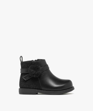 Boots bébé fille à zip avec pompon fantaisie et à paillettes vue1 - LOVELY WINGS - GEMO