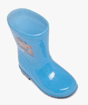 Bottes de pluie garçon à semelle crantée - Pat'Patrouille vue5 - PAT PATROUILLE - GEMO