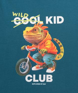 Tee-shirt manches courtes avec motif XXL garçon vue2 - GEMO 4G GARCON - GEMO