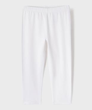 Legging court corsaire en jersey extensible fille vue1 - GEMO 4G FILLE - GEMO