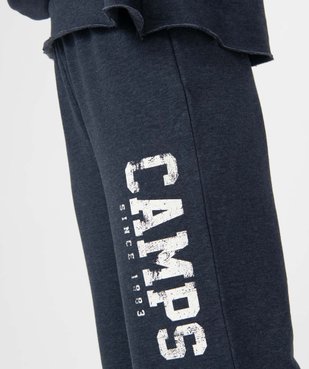 Pantalon de jogging femme finitions bord-franc - Camps United vue2 - CAMPS UNITED - GEMO