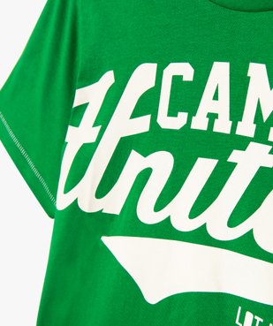 Tee-shirt garçon tricolore avec inscription XXL - Camps United vue2 - CAMPS UNITED - GEMO