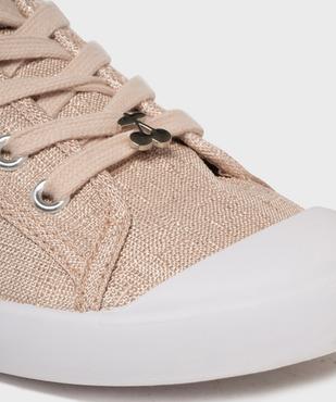 Tennis en toile pailletée à semelle fine femme - Le Temps des Cerises vue6 - SHOES BY LTDC - GEMO