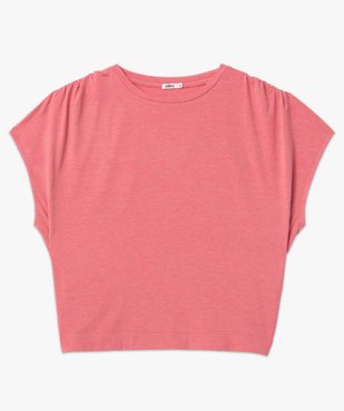 Tee-shirt femme coupe oversize en maille pailletée vue4 - GEMO(FEMME PAP) - GEMO