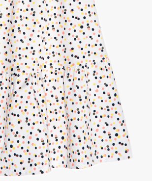Robe fille imprimée à fines bretelles et coupe évasée vue2 - GEMO (ENFANT) - GEMO