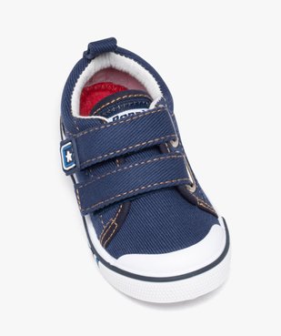 Baskets bébé garçon en toile denim et à double scratch - Beppi vue5 - SANS MARQUE - GEMO