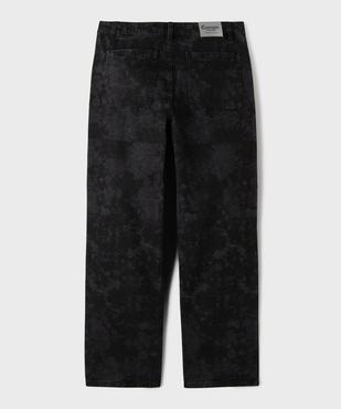Jean loose en denim 100 % coton à motif délavé garçon - Camps United vue3 - CAMPS - GEMO