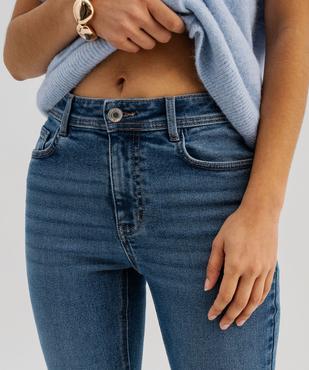 Jean bootcut en denim stretch à taille normale femme vue2 - GEMO 4G FEMME - GEMO