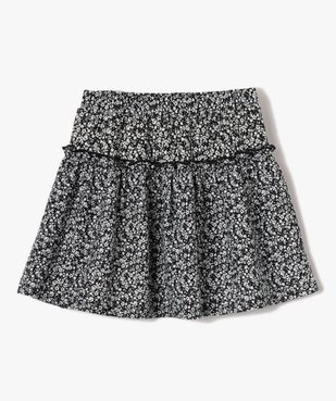 Jupe fille avec doublure short à motifs fleuris vue1 - GEMO (ENFANT) - GEMO