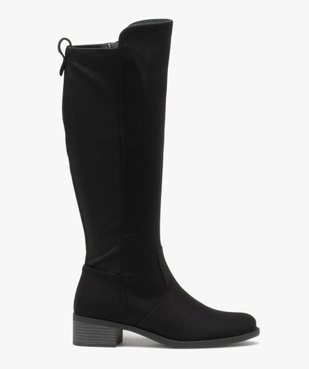Bottes femme unies à tige souple et élastique vue1 - GEMO (CASUAL) - GEMO