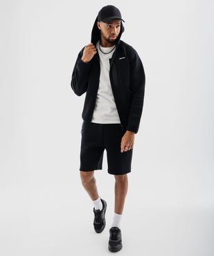 Sweat zippé à capuche spécial sport homme vue5 - GEMO (HOMME) - GEMO