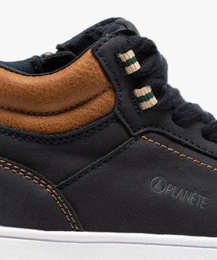 Baskets garçon mid-cut zippées – Alma Planète vue6 - ALMA PLANETE - GEMO