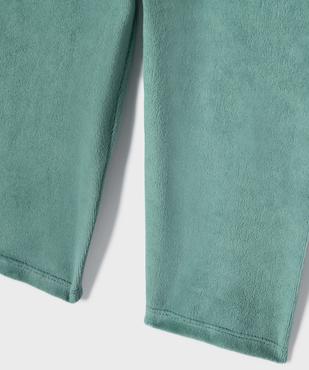 Pyjama 2 pièces en velours avec motif biche brodé bébé fille vue4 - GEMO 4G BEBE - GEMO
