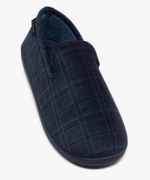 Chaussons en velours à motif tartan homme - Isotoner vue5 - ISOTONER - GEMO